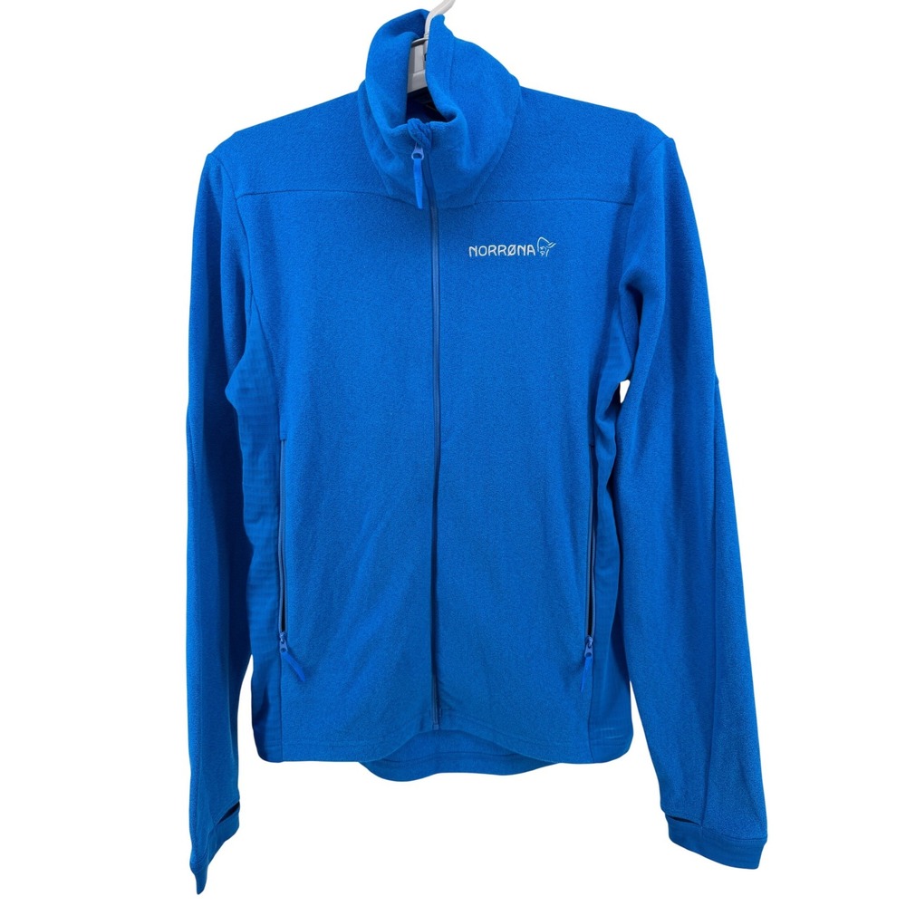 Norrona Falketind Warm1 Jr Kids Fleece Jacket Blue Polartec Full Zip 1848-17